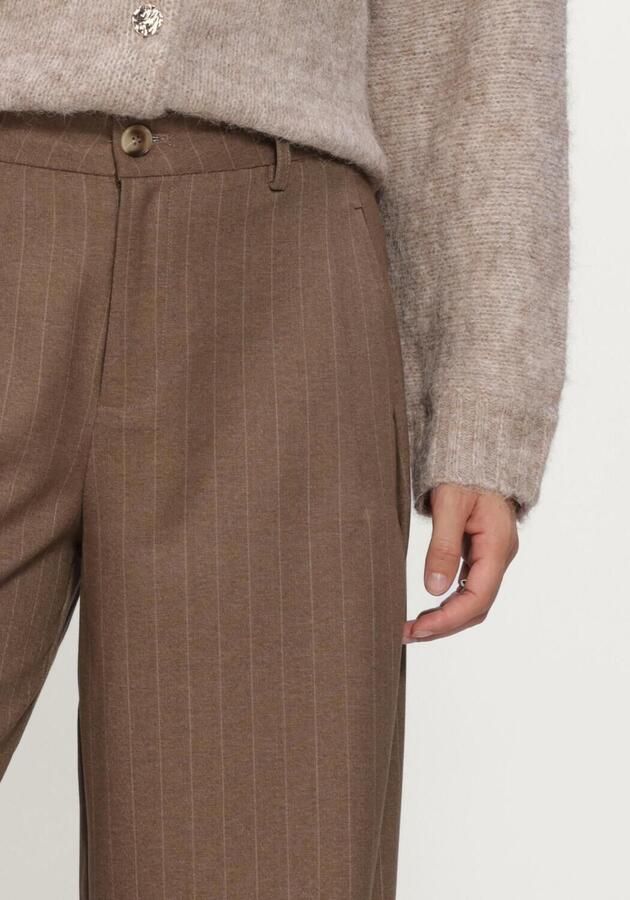 NEO NOIR Dames Broeken Essiall Pinstripe Pants Bruin - Foto 3
