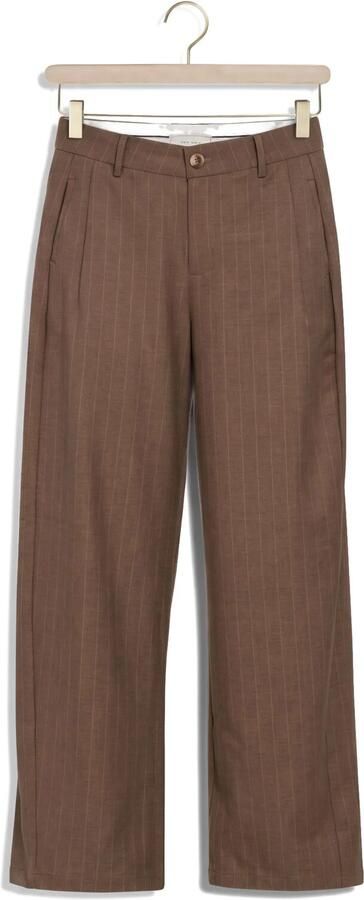 NEO NOIR Dames Broeken Essiall Pinstripe Pants Bruin - Foto 4