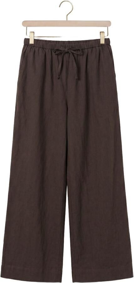 NEO NOIR Dames Broeken Heifa Linen Pants Bruin - Foto 4