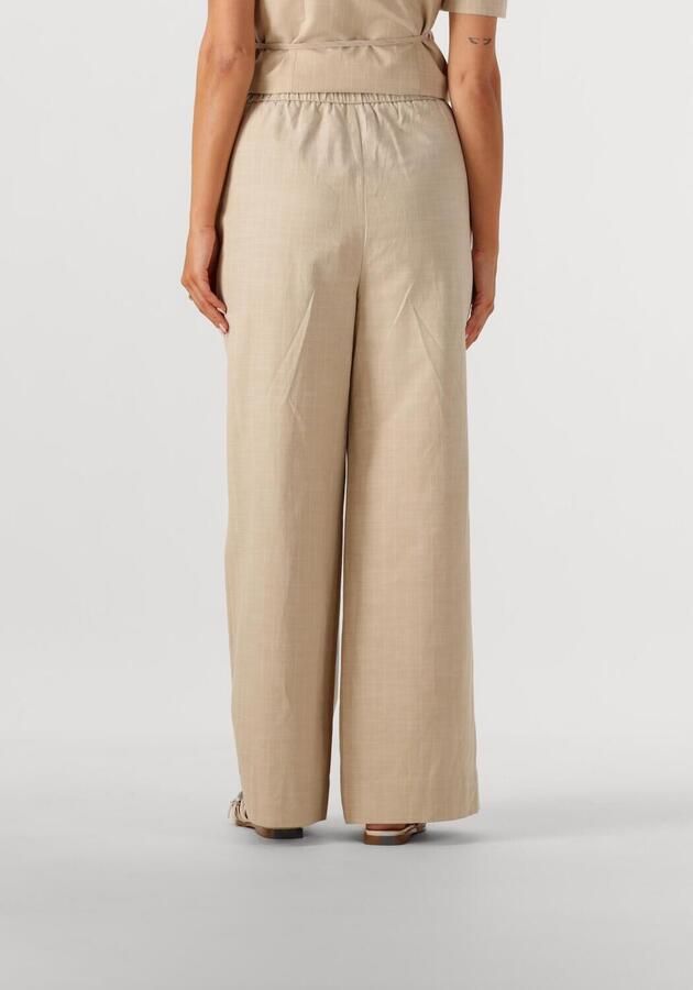 NEO NOIR Dames Broeken Heifa Stripe Pants Beige