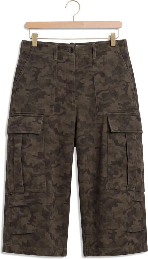 NEO NOIR Dames Broeken Islana Camou Shorts Khaki - Foto 4