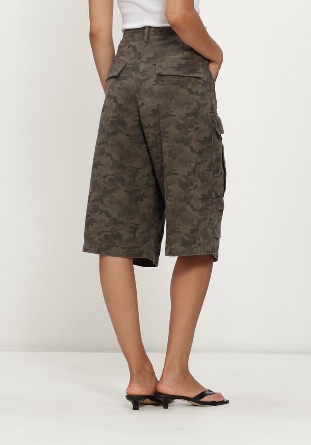 NEO NOIR Dames Broeken Islana Camou Shorts Khaki - Foto 2
