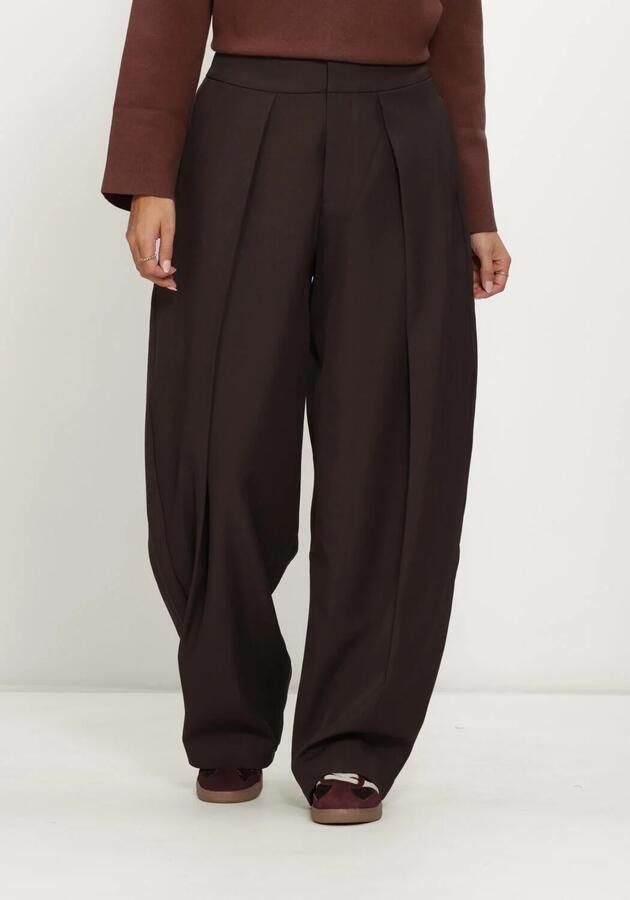 NEO NOIR Dames Broeken Lucille Structure Pants Bruin