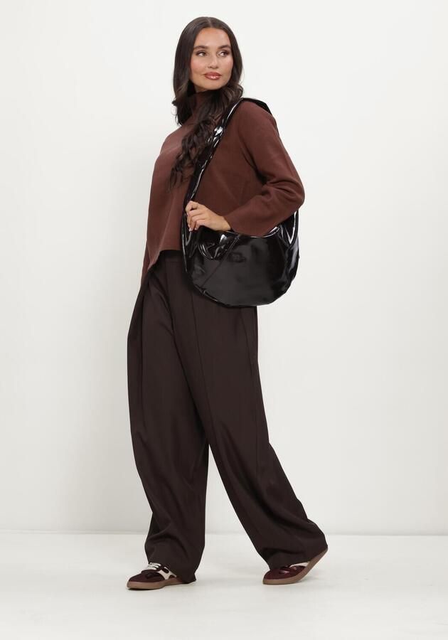 NEO NOIR Dames Broeken Lucille Structure Pants Bruin - Foto 4
