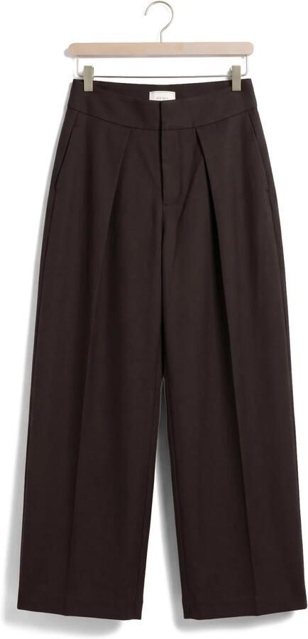 NEO NOIR Dames Broeken Lucille Structure Pants Bruin - Foto 4