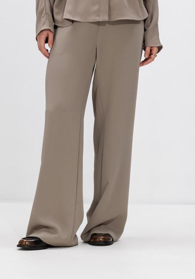 NEO NOIR Dames Broeken Lunet Crepe Pants Taupe