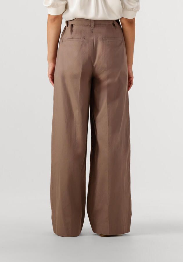 NEO NOIR Dames Broeken Malba Poplin Pants Bruin
