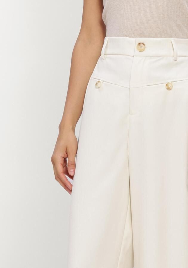 NEO NOIR Dames Broeken Massie Structure Pants Gebroken Wit - Foto 3