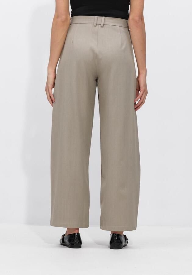 NEO NOIR Dames Broeken Massie Structure Pants Taupe - Foto 2