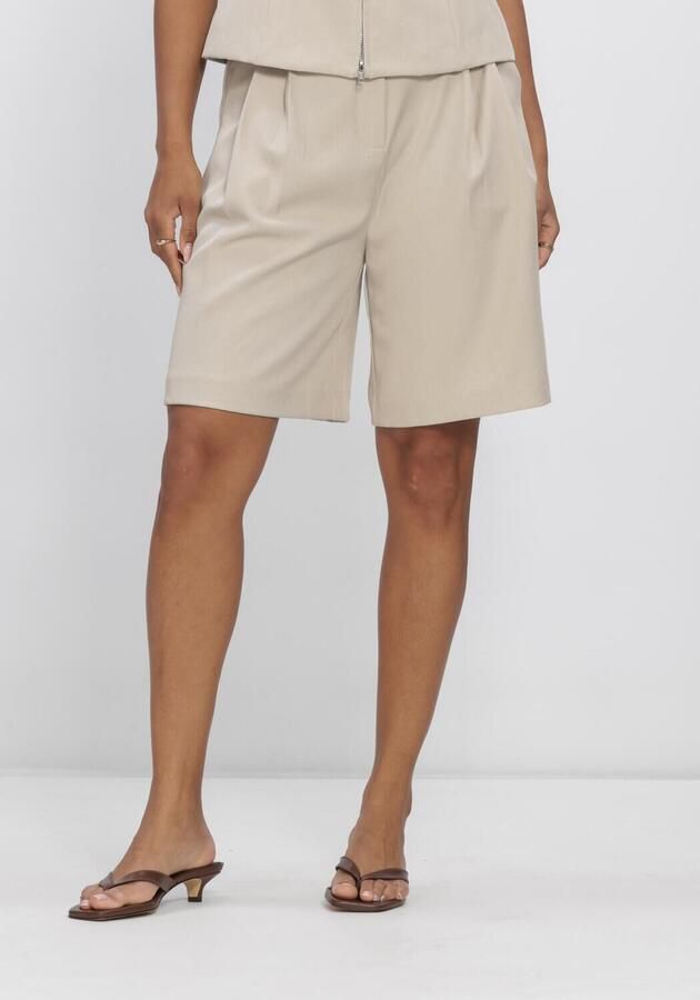NEO NOIR Dames Broeken Nika Structure Shorts Beige
