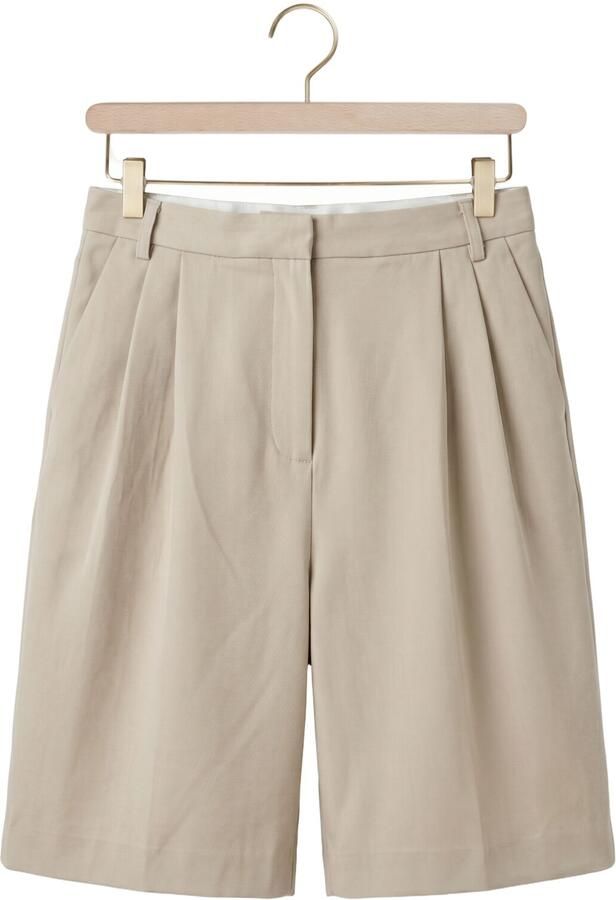NEO NOIR Dames Broeken Nika Structure Shorts Beige - Foto 4