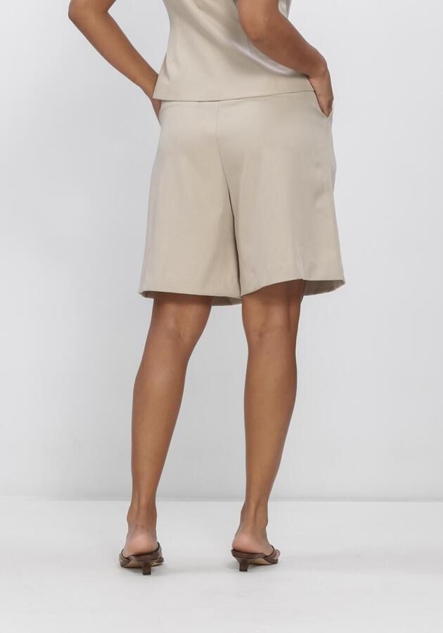 NEO NOIR Dames Broeken Nika Structure Shorts Beige - Foto 2