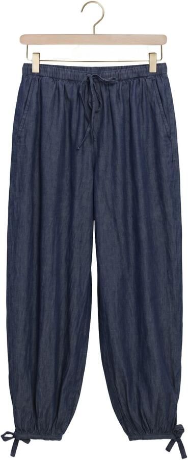 NEO NOIR Dames Broeken Roxane Balloon Denim Pants Donkerblauw - Foto 4