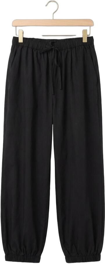 NEO NOIR Dames Broeken Roxane Balloon Poplin Pants Zwart - Foto 4