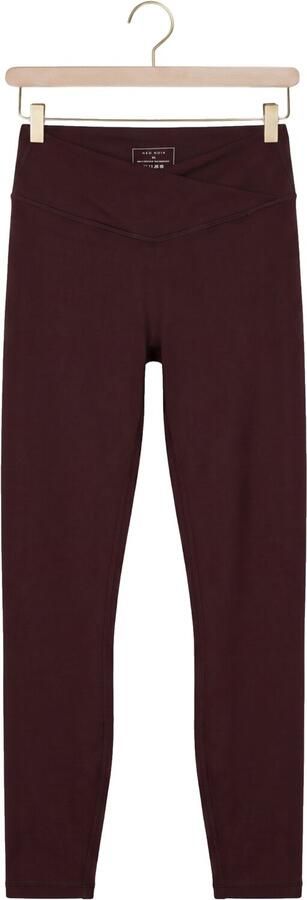 NEO NOIR Dames Broeken Sabina Wrap Leggings Bordeaux - Foto 4