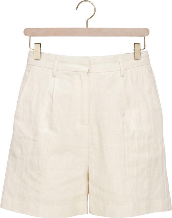 NEO NOIR Dames Broeken Sega Ramie Shorts Wit - Foto 2