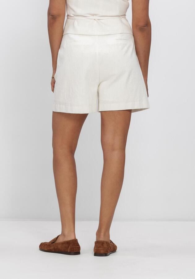 NEO NOIR Dames Broeken Sega Ramie Shorts Wit - Foto 3