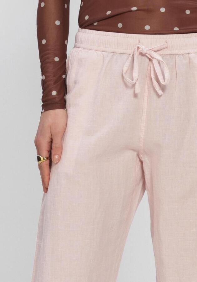 NEO NOIR Dames Broeken Sonar Linen Pant Lichtroze - Foto 3