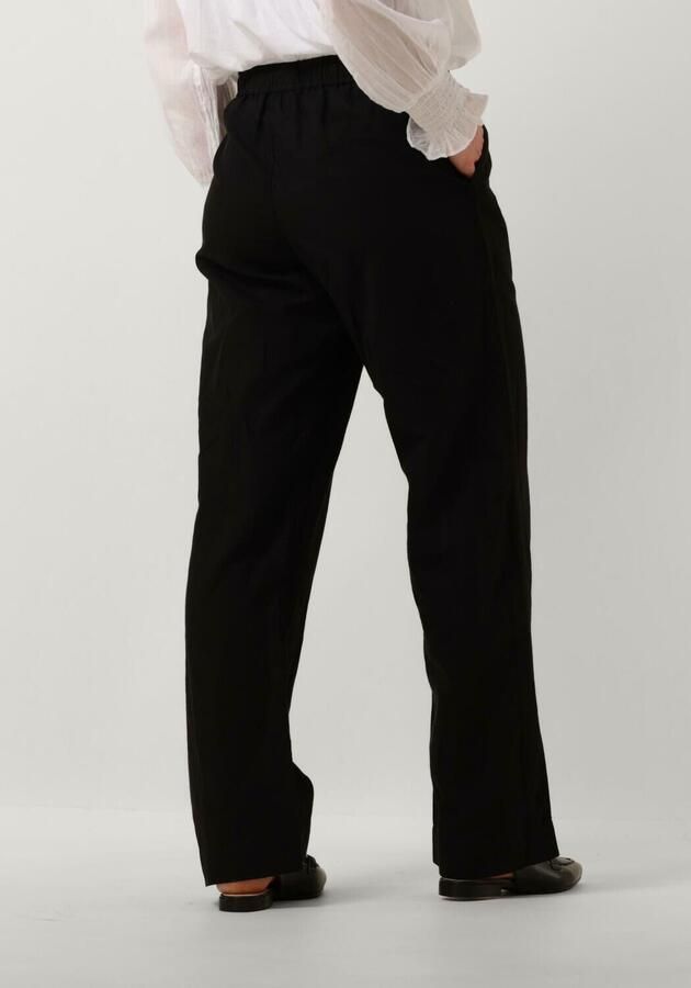 NEO NOIR Sonar Linnen Broek met Wijde Pijpen Black Dames - Foto 2