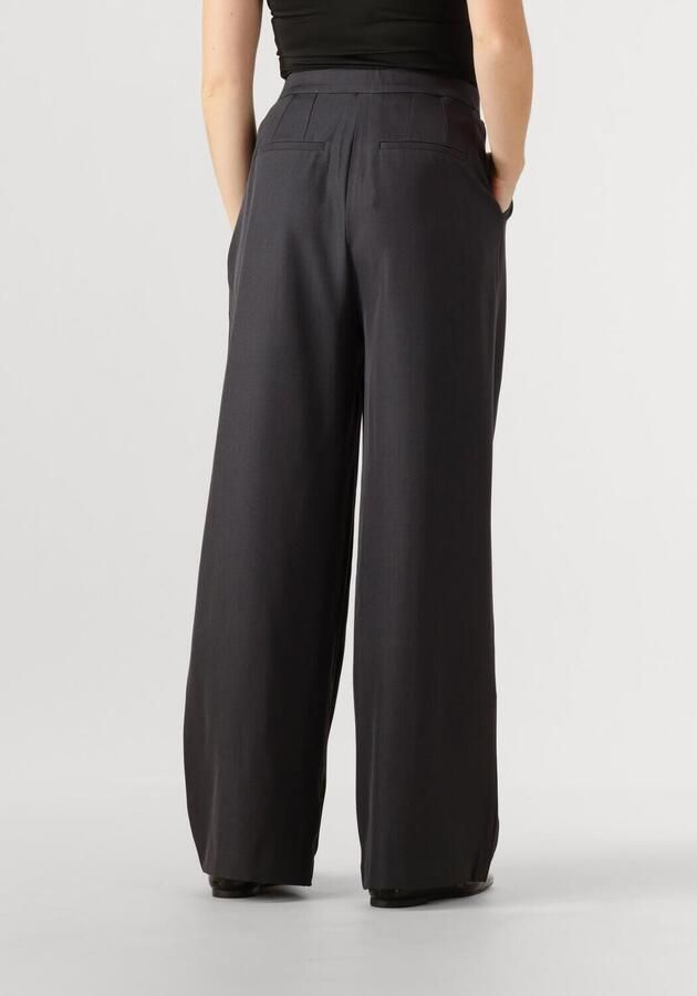 NEO NOIR Dames Broeken Zalka Eyelet Pants Donkergrijs