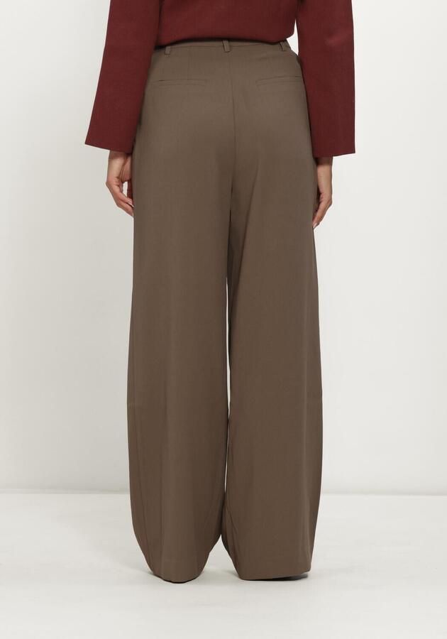 NEO NOIR Dames Broeken Zoba Crepe Pants Khaki - Foto 3