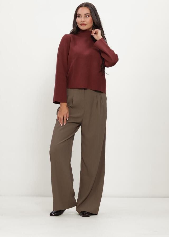 NEO NOIR Dames Broeken Zoba Crepe Pants Khaki - Foto 2