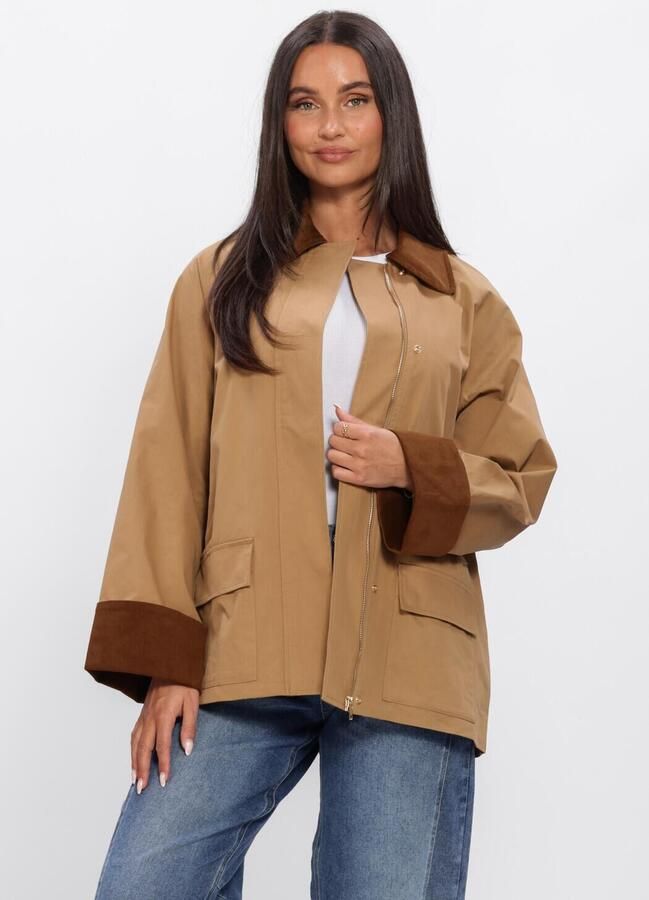 NEO NOIR Dames Jassen Anastacia Cord Jacket Camel