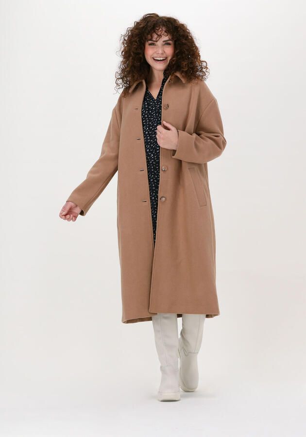 NEO NOIR Dames Jassen Anlu Coat Camel - Foto 4