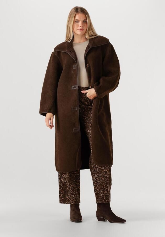 NEO NOIR Lange jas van teddybont model 'Carmen' - Foto 4