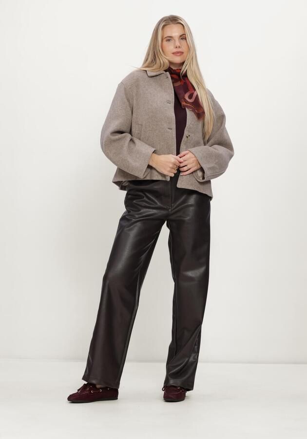 NEO NOIR Dames Tops & T-shirts Asha Boxy Tee Plum - Foto 4