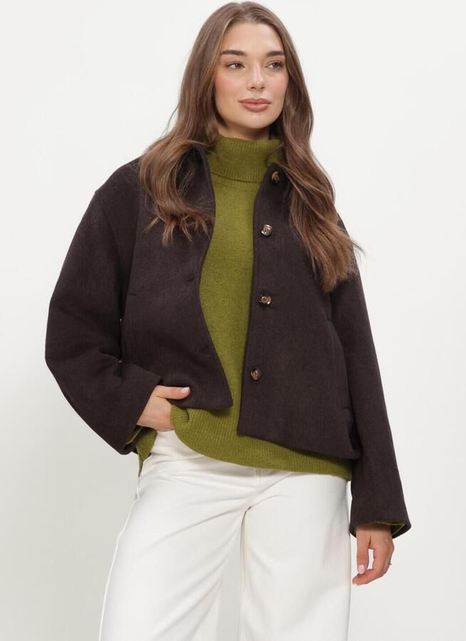 NEO NOIR Dames Jassen Hamra Wool Jacket Bruin