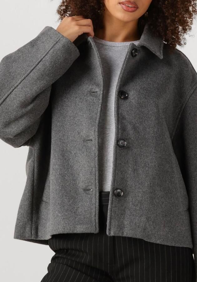 NEO NOIR Wollen jack met platte kraag model 'Hamra' - Foto 3