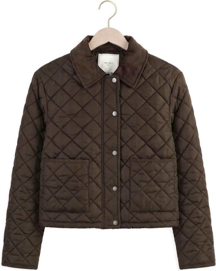 NEO NOIR Dames Jassen Kanya Quilt Jacke Bruin - Foto 2