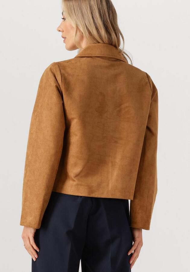 NEO NOIR Dames Jassen Nilo Faux Suede Jacket Camel - Foto 2