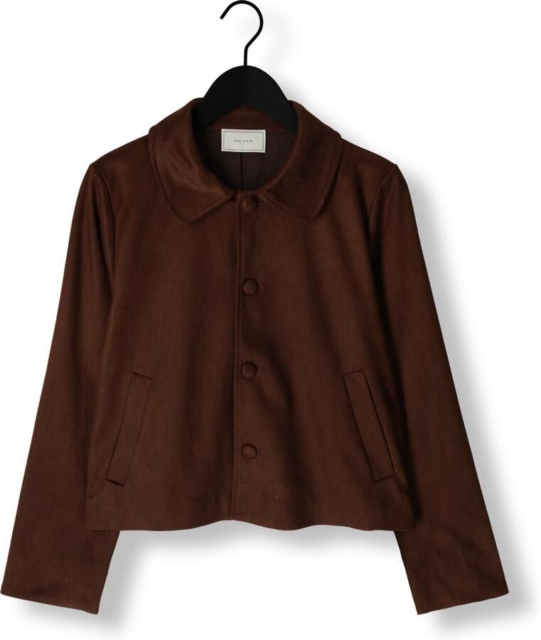 NEO NOIR Dames Jassen Nilo Suede Jacket Bruin