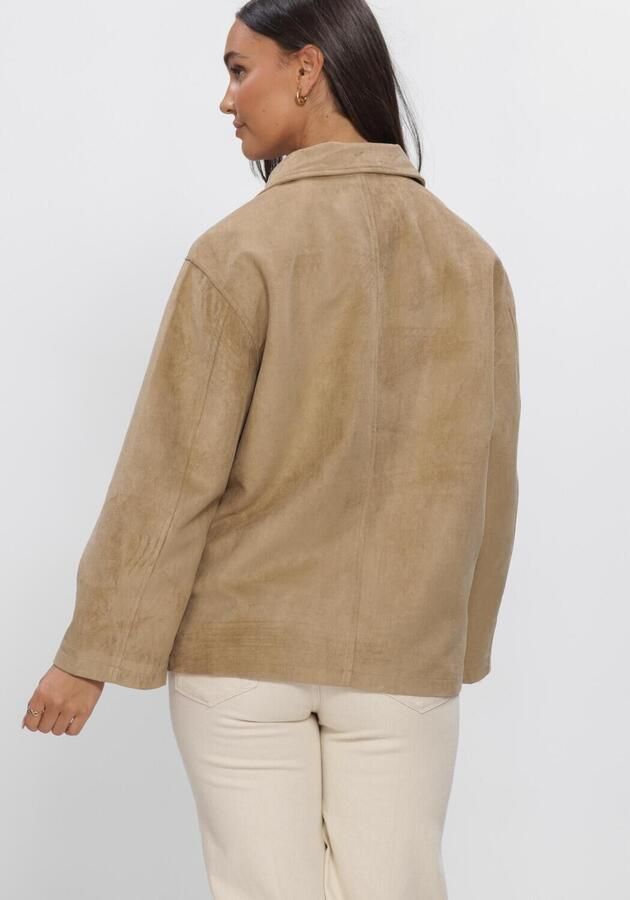 NEO NOIR Dames Jassen Ravina Faux Suede Jacket Camel - Foto 4