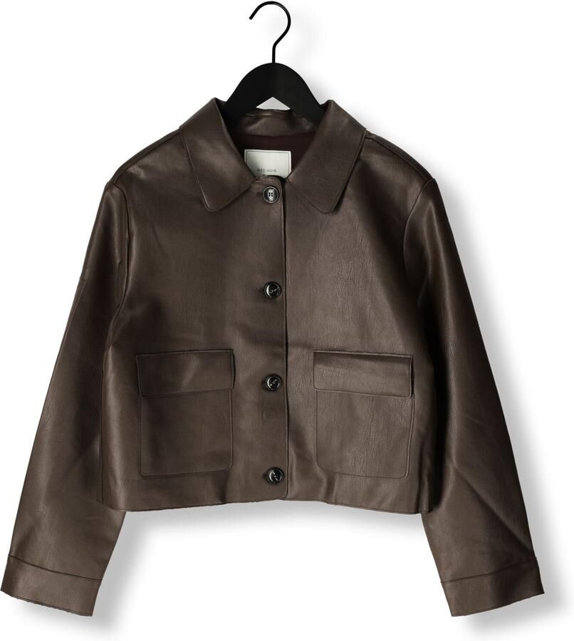 NEO NOIR Dames Jassen Romana Faux Pu Jacket Bruin