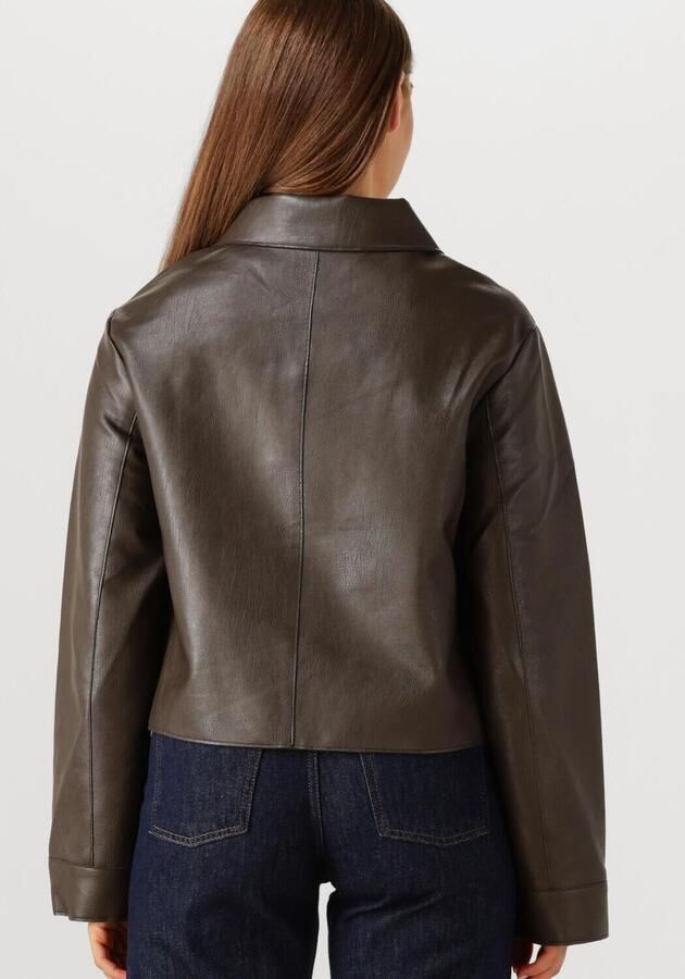 NEO NOIR Dames Jassen Romana Faux Pu Jacket Bruin - Foto 2