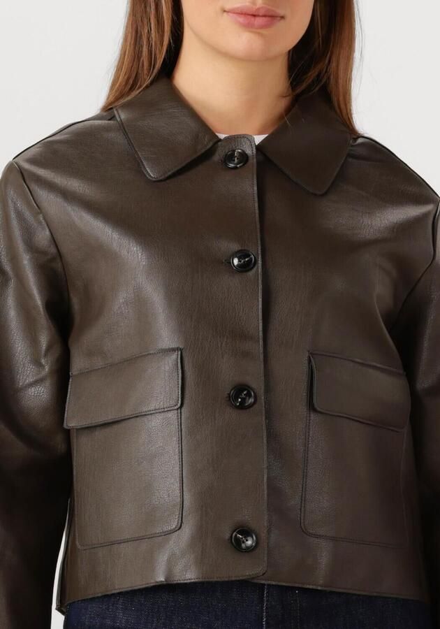NEO NOIR Dames Jassen Romana Faux Pu Jacket Bruin - Foto 3