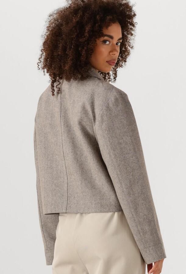 NEO NOIR Dames Jassen Romana Herringbone Jacket Taupe - Foto 3