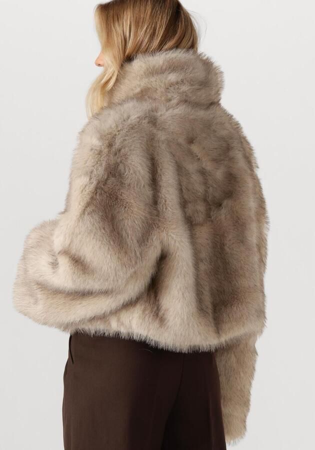 NEO NOIR Dames Jassen Steff Faux Fur Jacket Beige - Foto 2