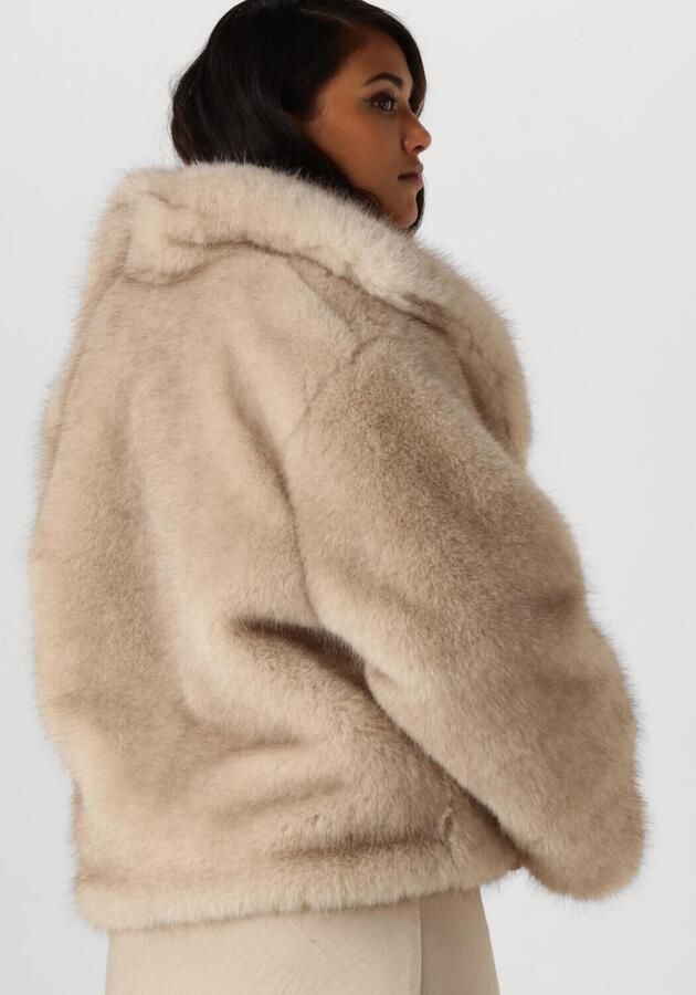 NEO NOIR Dames Jassen Stephanie Faux Fur Jacket Beige - Foto 2