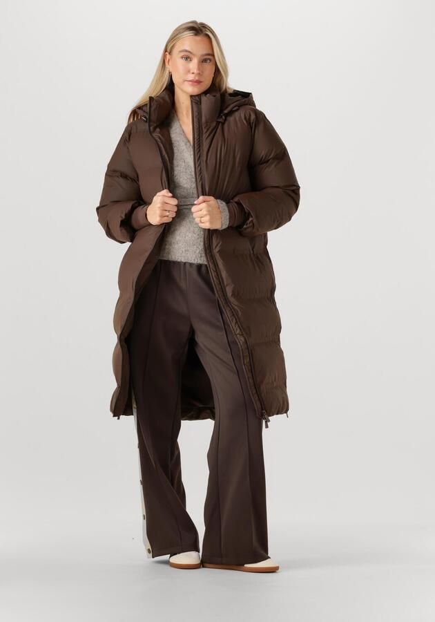 NEO NOIR Gewatteerde lange jas met capuchon model 'Viviana' - Foto 4