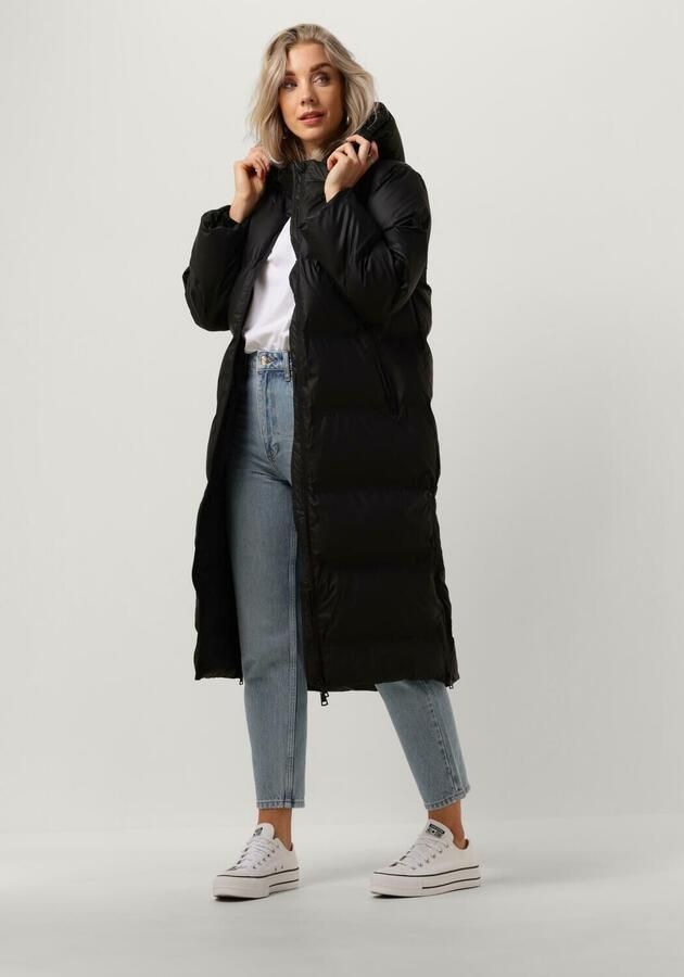 NEO NOIR Gewatteerde lange jas met capuchon model 'Viviana' - Foto 4