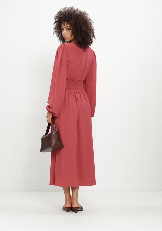 NEO NOIR Dames Jurken Annelie Solid Crepe Dress Rood - Foto 2