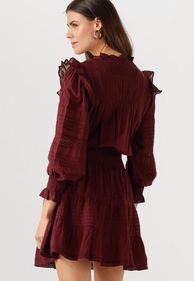 NEO NOIR Dames Jurken Aran S Voile Dress Bordeaux - Foto 2