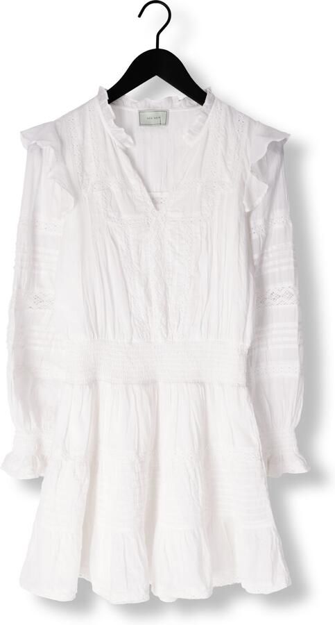 NEO NOIR Dames Jurken Aran S Voile Dress Gebroken Wit - Foto 3