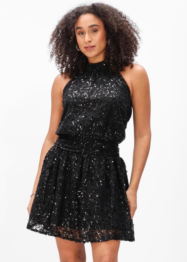 NEO NOIR Dames Jurken Azera Lace Dress Zwart