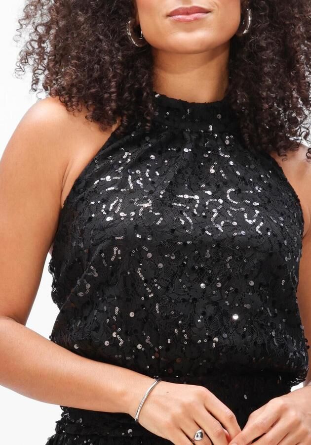 NEO NOIR Dames Jurken Azera Lace Dress Zwart - Foto 3