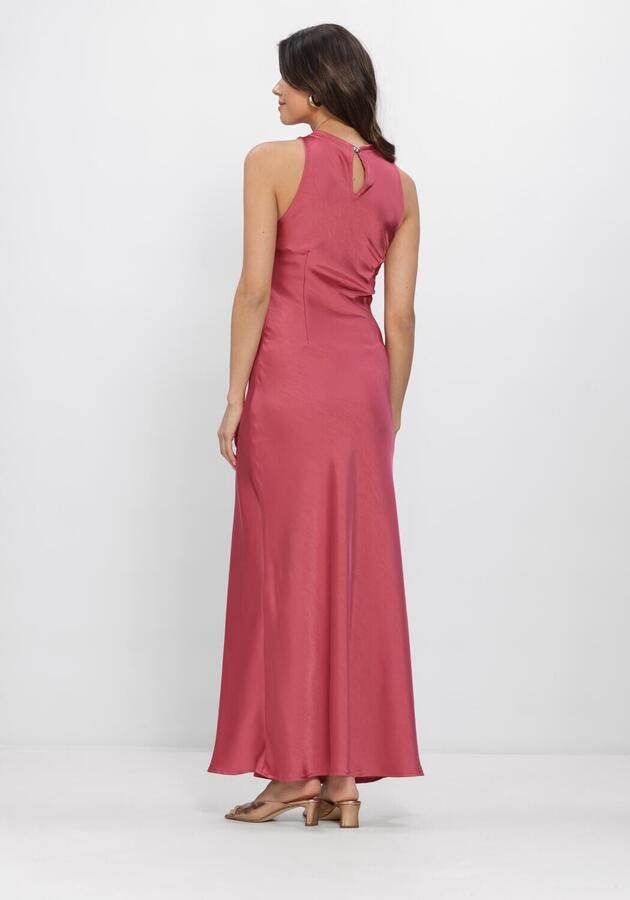 NEO NOIR Dames Jurken Celinie Heavy Sateen Dress Roze - Foto 2